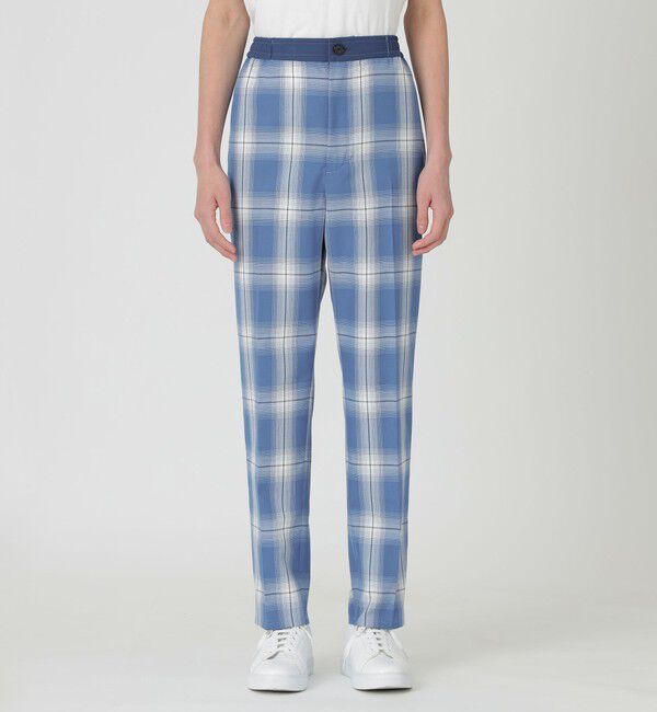  「オンブレチェック イージースラックス」|スラックス|