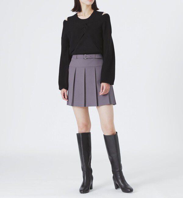  「ニットレイヤードトップス」|ニット・セーター|