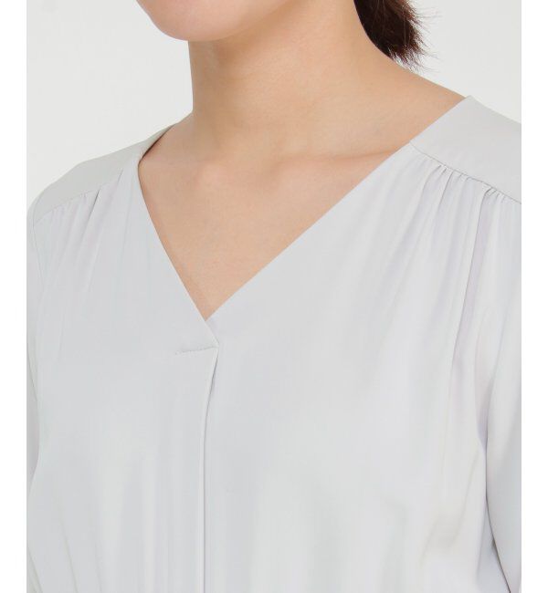 IKKA LOUNGE「ウエストベルトフレアワンピース」|ドレス|