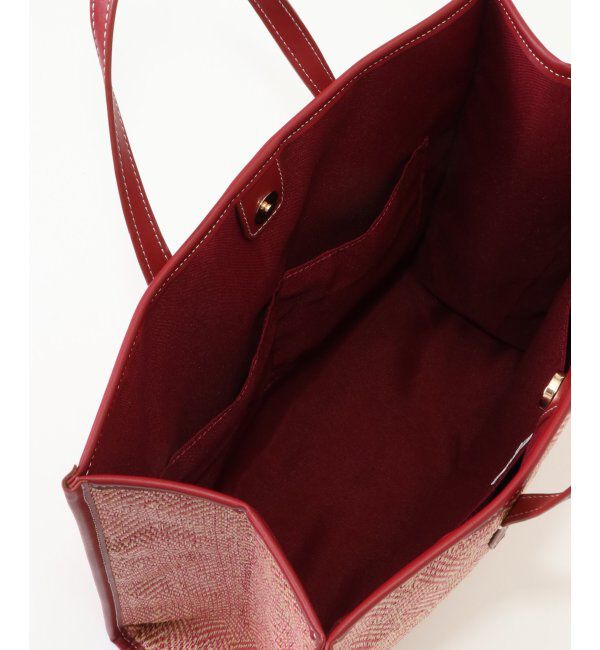 ikka「幾何柄シートスクエアトートバッグ」|その他|