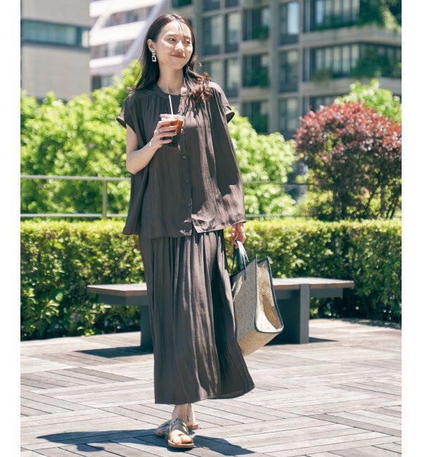 ikka「幾何柄シートスクエアトートバッグ」|その他|