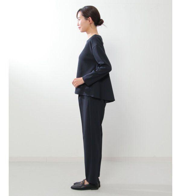 IKKA LOUNGE「ストレッチ長袖セットアップ」|ワンピース|