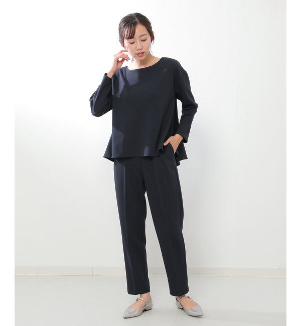 IKKA LOUNGE「ストレッチ長袖セットアップ」|ワンピース|