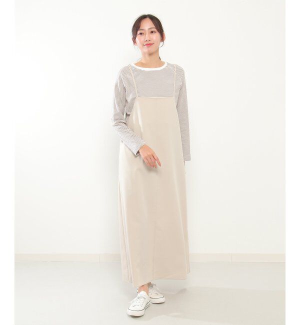 ikka「【2点セット】キャミワンピアンサンブル」|ワンピース|