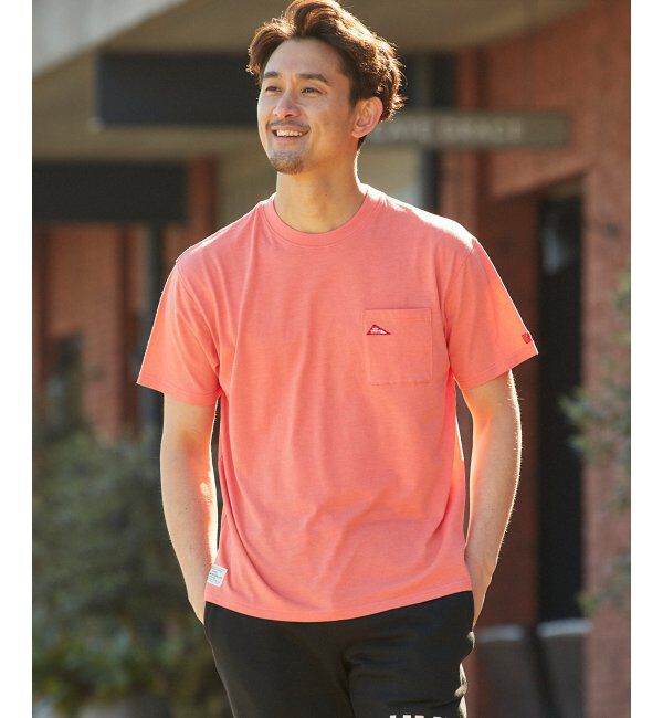 ikka「【親子おそろい】URBAN NATURE LIFE アーバンネイチャーライフ ワンポイントTシャツ」|Tシャツ・カットソー|オレンジ