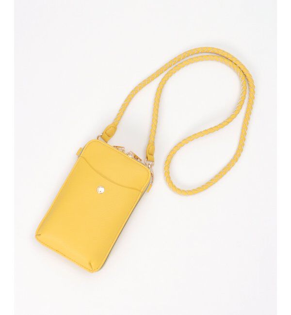 ikka「ＰＵスマフォショルダー」|その他|イエロー