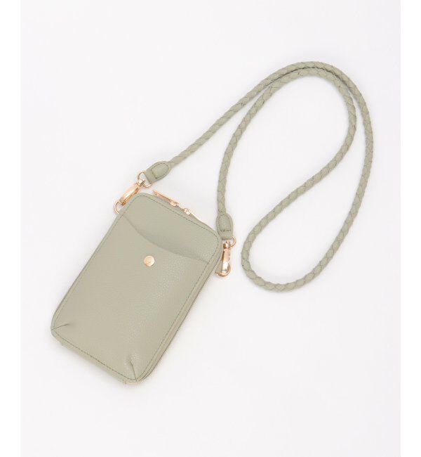 ikka「ＰＵスマフォショルダー」|その他|グリーン