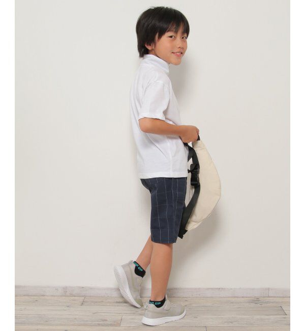 ikka kids「襟配色ハーフZIPT（120~160cm）」|Tシャツ・カットソー|