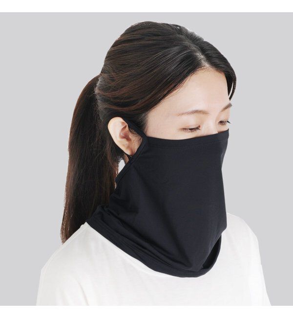 TOKYO DESIGN CHANNEL「【接触冷感／抗菌防臭】ひんやりフェイス&ネック oasis【UVカット】」|その他|ブラック