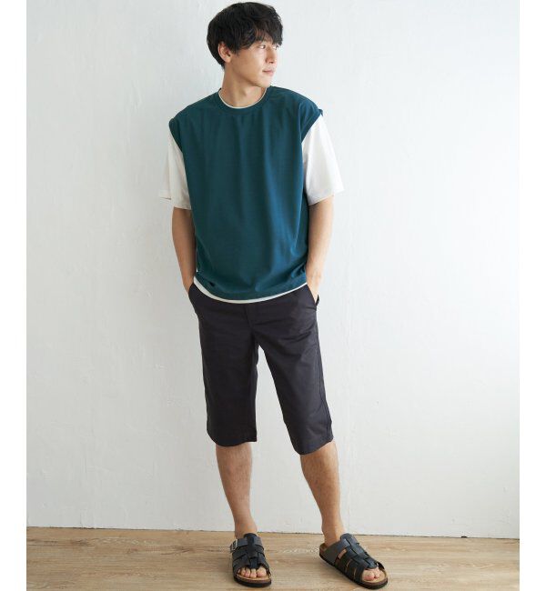 ikka「【接触冷感／吸水速乾】マルチファンクションベストT【親子おそろい】」|Tシャツ・カットソー|