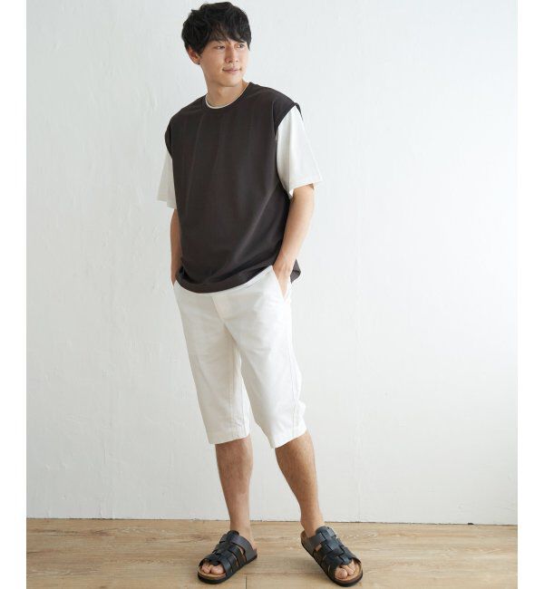 ikka「【接触冷感／吸水速乾】マルチファンクションベストT【親子おそろい】」|Tシャツ・カットソー|