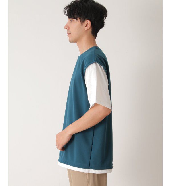 ikka「【接触冷感／吸水速乾】マルチファンクションベストT【親子おそろい】」|Tシャツ・カットソー|