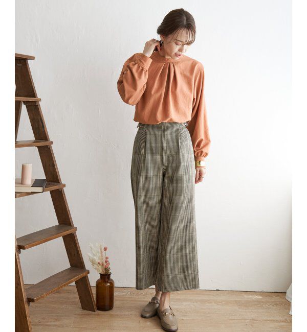 ikka「前後2WAYバンドカラーシャツ」|シャツ・ブラウス|