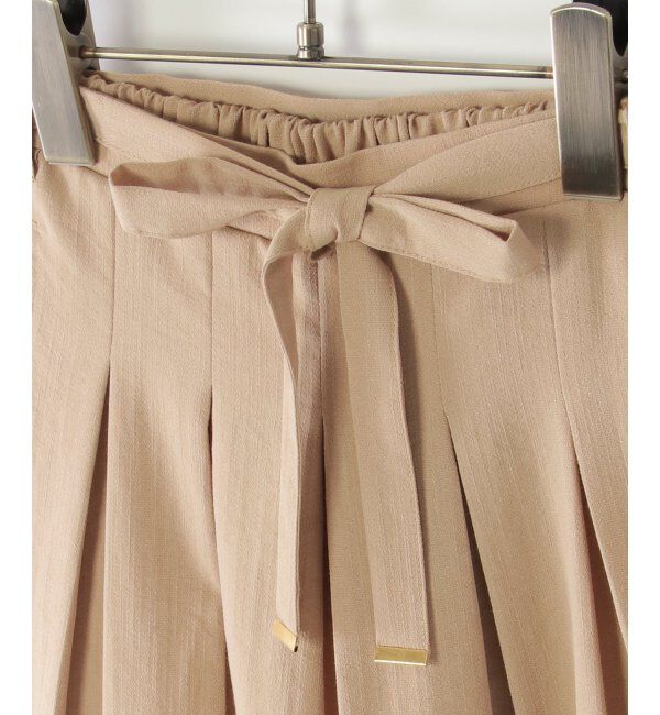 ikka kids「ベルト付きタックワイドパンツ（120~160cm）」|その他|