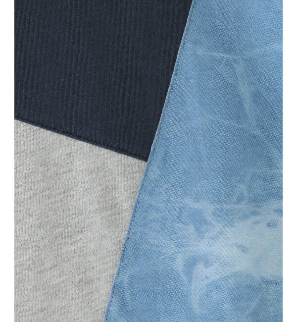 ikka kids「ブリーチデニムブロックスＴ」|Tシャツ・カットソー|