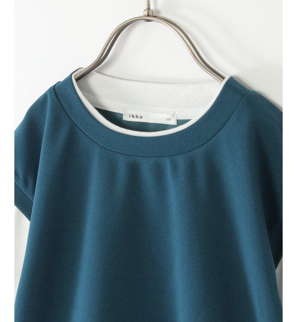ikka kids「【親子おそろい】速乾COOLフェイクベストTシャツ（120~160cm）」|Tシャツ・カットソー|