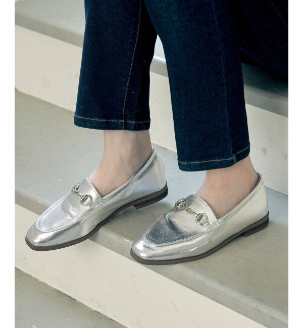 ikka「やわらかビットローファー」|その他|シルバー