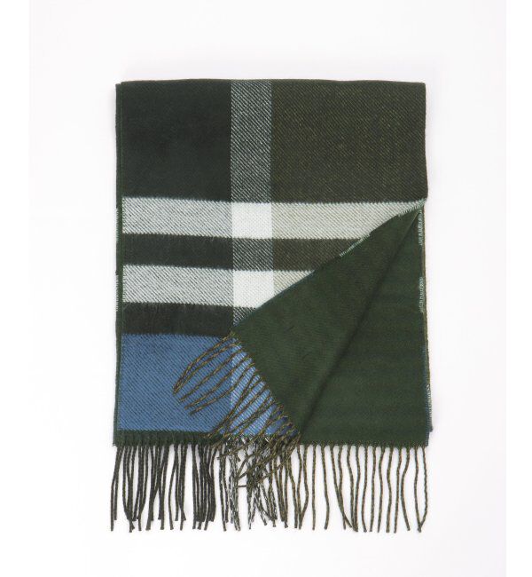 ikka「リバーシブルチェックマフラー」|マフラー|