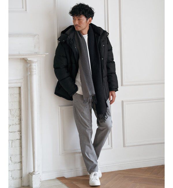 ikka「sorona(R)ツイードライクブルゾン」|ブルゾン・スタジャン|