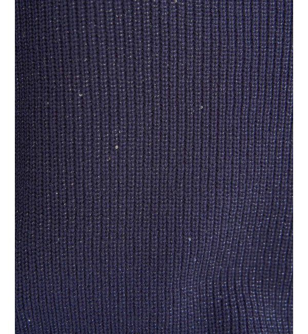 ikka「ラメスパンコールニットプルオーバー」|プルオーバー|