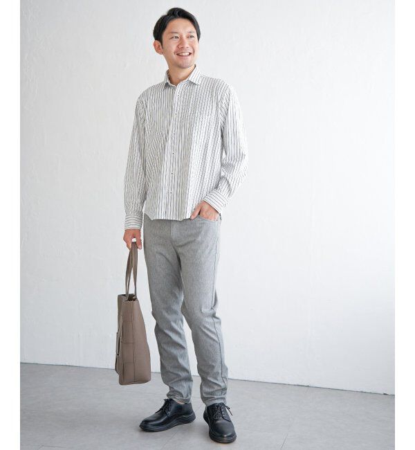 IKKA LOUNGE「【イージーケア／吸水速乾】GOKU楽ワークスイスカラーシャツ」|シャツ・ブラウス|