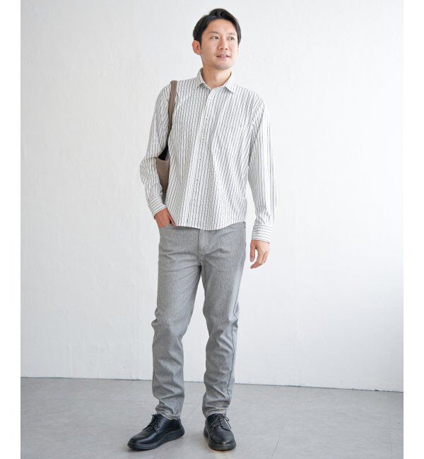 IKKA LOUNGE「【イージーケア／吸水速乾】GOKU楽ワークスイスカラーシャツ」|シャツ・ブラウス|