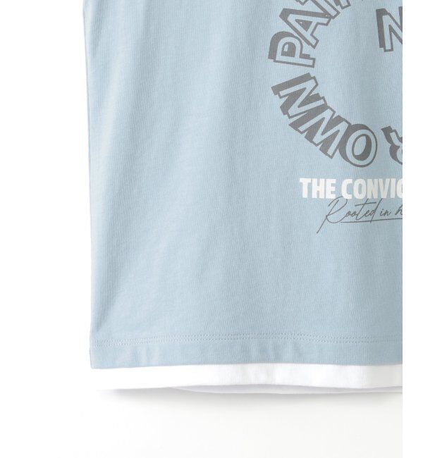 ikka kids「裾レイヤープリントアソートTシャツ（120~160cm）」|Tシャツ・カットソー|