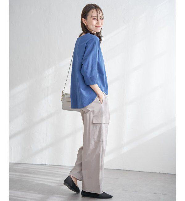 ikka「リップストップカーゴパンツ」|その他|