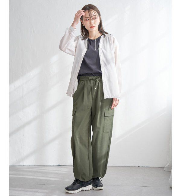 ikka「リップストップカーゴパンツ」|その他|