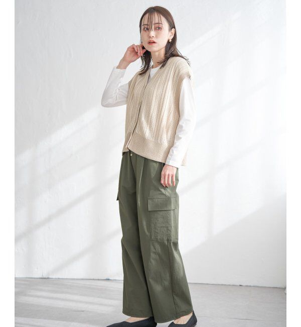 ikka「リップストップカーゴパンツ」|その他|