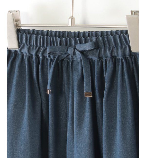 ikka kids「【親子おそろい】デニム風ボリュームスカーチョ（120~160cm）」|スカート|