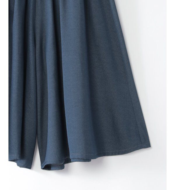 ikka kids「【親子おそろい】デニム風ボリュームスカーチョ（120~160cm）」|スカート|