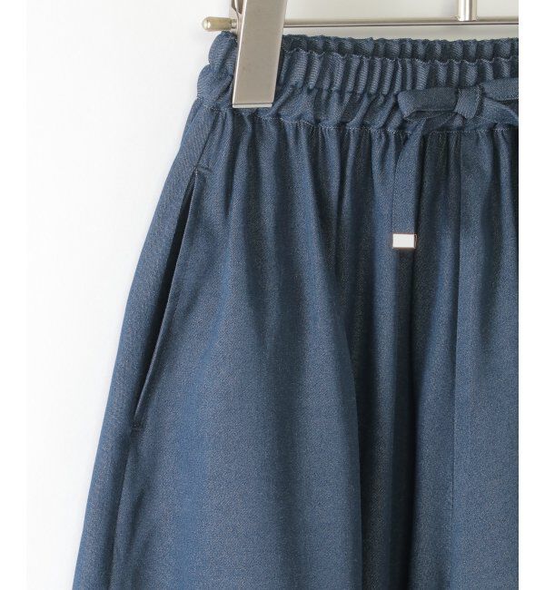 ikka kids「【親子おそろい】デニム風ボリュームスカーチョ（120~160cm）」|スカート|