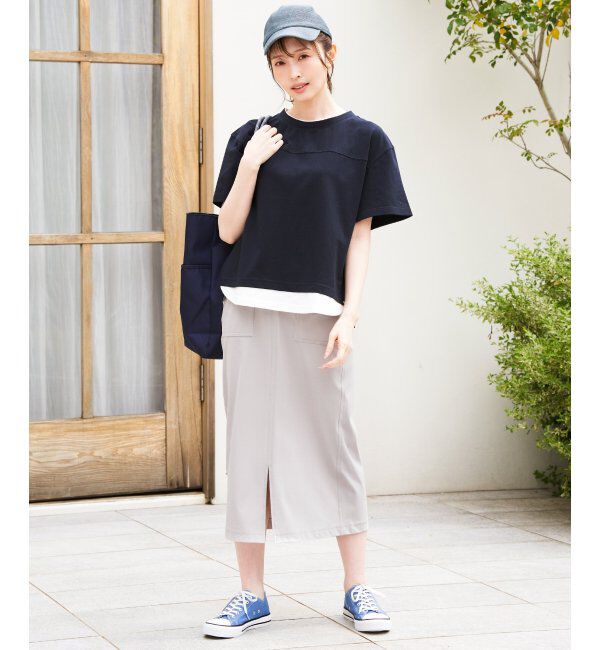 ikka「GOKU楽冷感タイトスカート」|スカート|