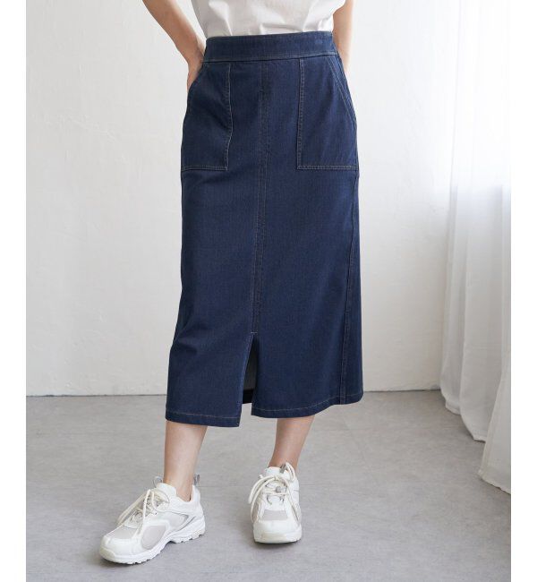 ikka「GOKU楽冷感タイトスカート」|スカート|