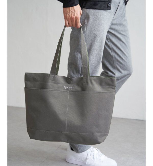 ikka「ポリキャンリバーシブルトート」|その他|グレー