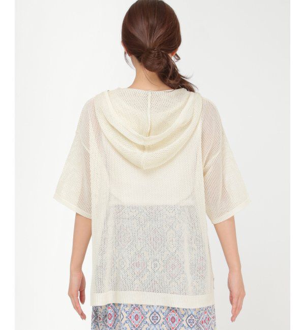 Lbc with Life「ニットメッシュパーカー」|カーディガン|