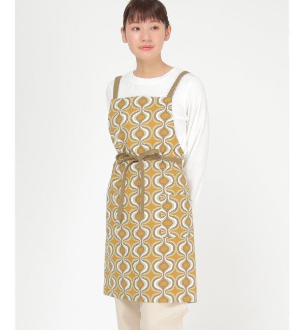 Lbc with Life「レトロ柄エプロン 22AW」|食器・キッチングッズ|ブラウン