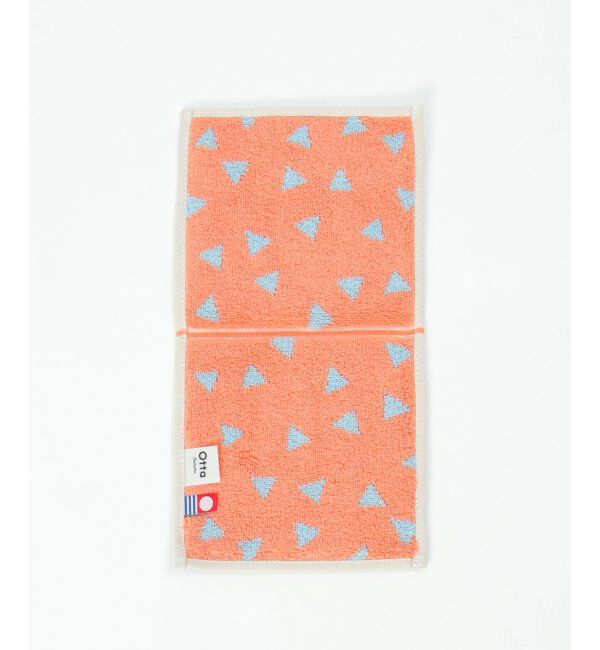 Lbc with Life「Otta オッタ サンカク柄2つ折りハンカチ 」|タオル|