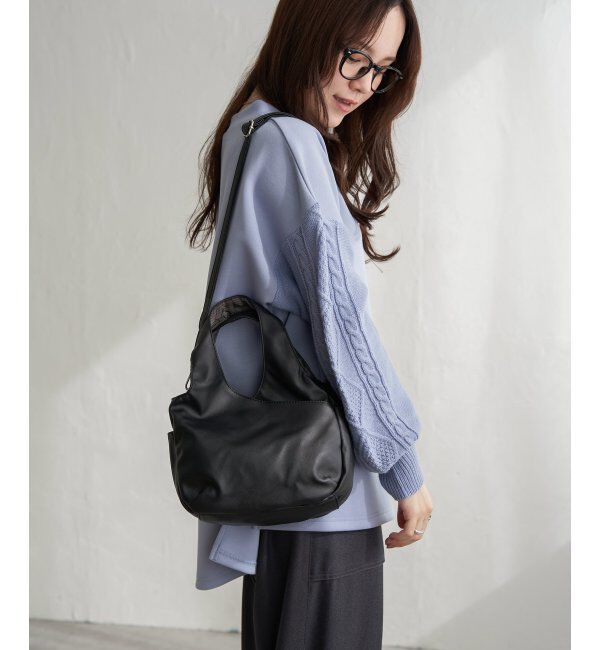 Lbc with Life「フェイクレザークリテバッグミニショルダーバッグ」|その他|