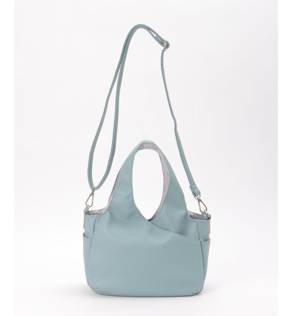 Lbc with Life「フェイクレザークリテバッグミニショルダーバッグ」|その他|ブルー