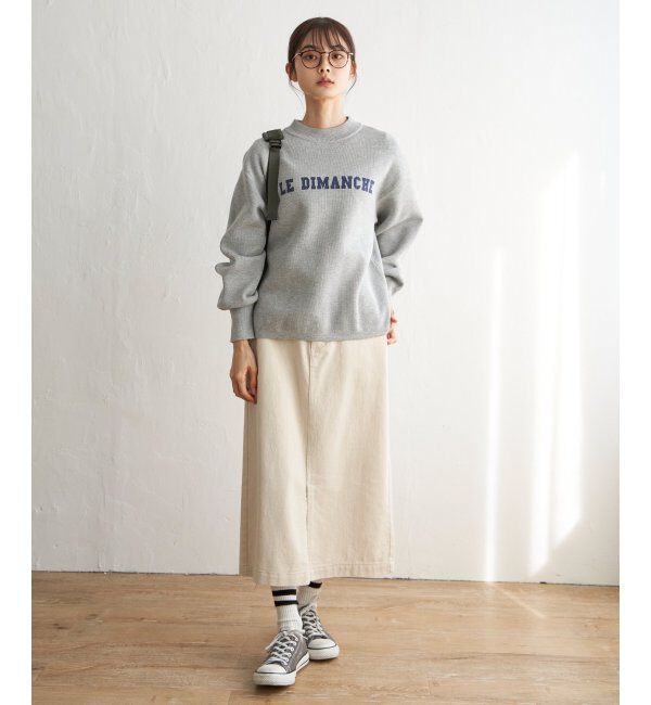 Lbc with Life「スウェットライクロゴニットプルオーバー」|カーディガン|