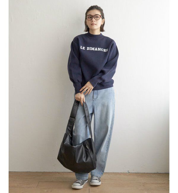 Lbc with Life「スウェットライクロゴニットプルオーバー」|カーディガン|