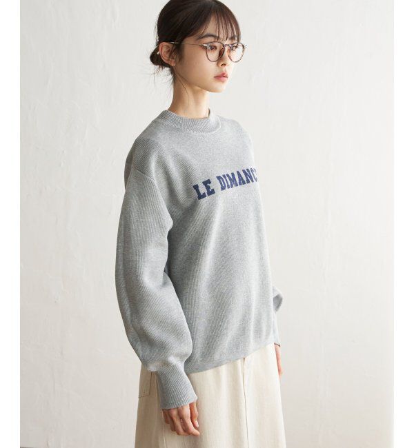 Lbc with Life「スウェットライクロゴニットプルオーバー」|カーディガン|