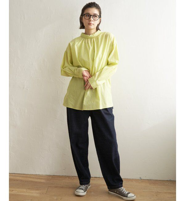 Lbc with Life「ふんわり70コットン2WAYシャツ」|シャツ・ブラウス|