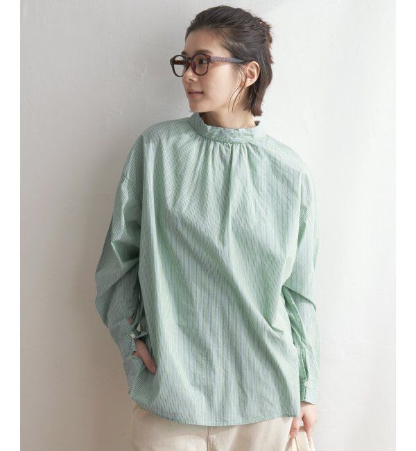 Lbc with Life「ふんわり70コットン2WAYシャツ」|シャツ・ブラウス|