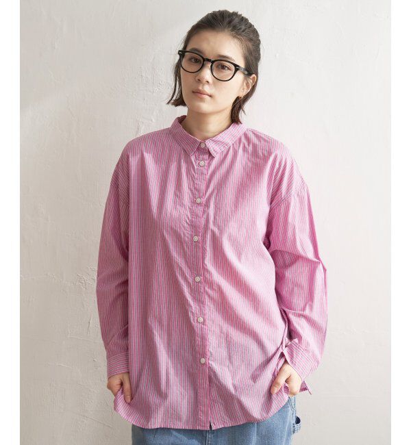 Lbc with Life「ふんわり70コットン2WAYシャツ」|シャツ・ブラウス|