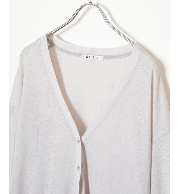 Lbc with Life「接触冷感シアーカーディガン」|カーディガン|