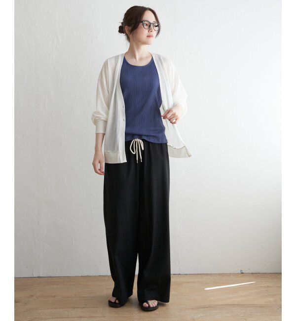 Lbc with Life「接触冷感シアーカーディガン」|カーディガン|