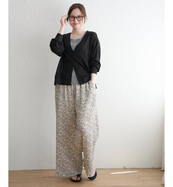 Lbc with Life「接触冷感シアーカーディガン」|カーディガン|